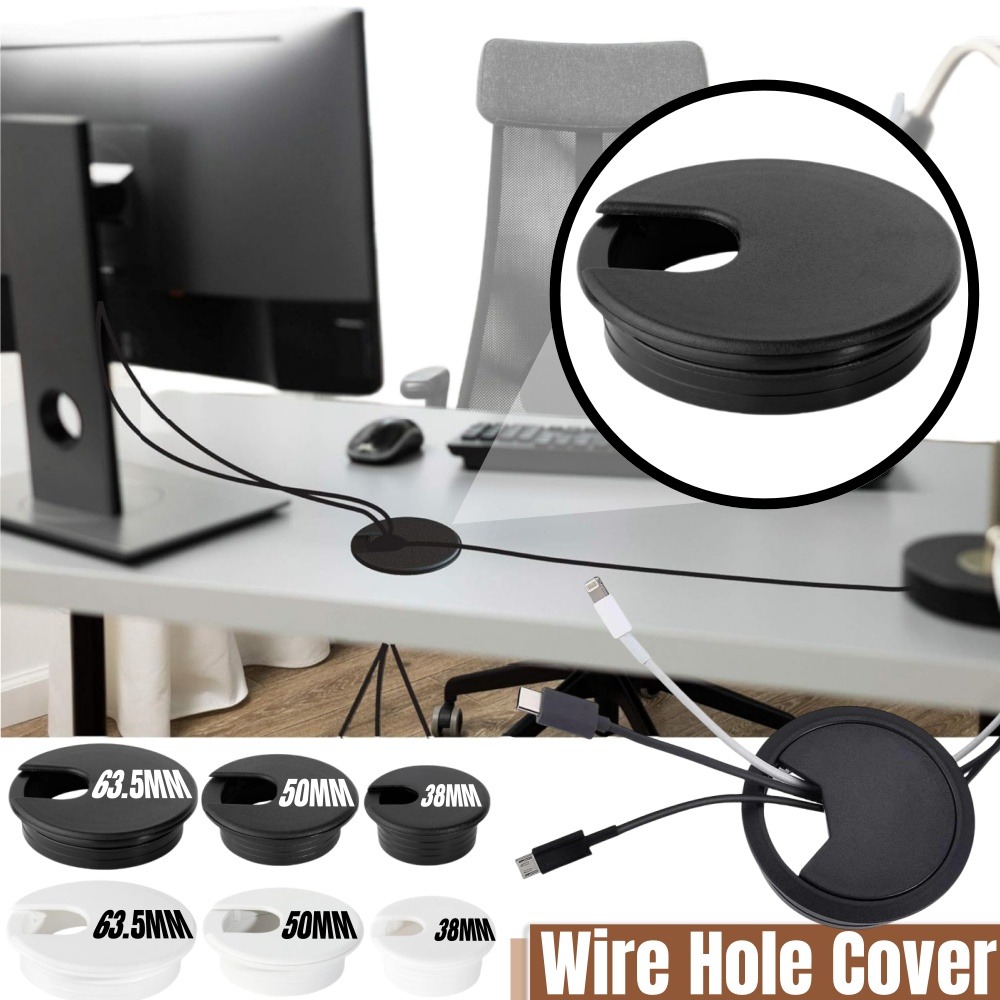 Office Furniture Brands - غطاء فتحة سلك بلاستيكي 1.5/2/2.5 بوصة
