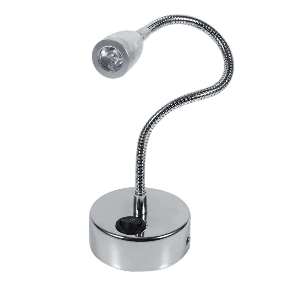 مصباح جداري LED فضي 3 واط بجهد - مراجعة Desk Lamp وسعره