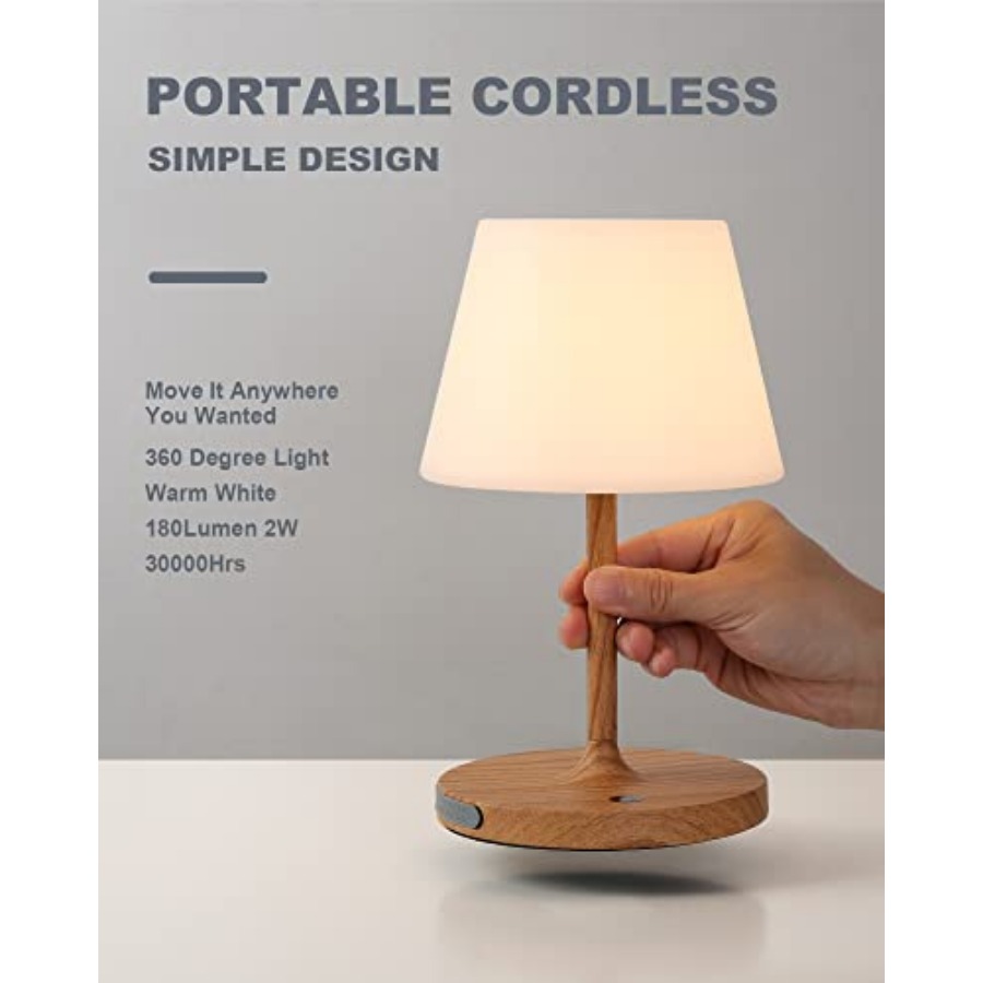 مصباح طاولة خارجي يعمل بالبطار - مراجعة Desk Lamp وسعره