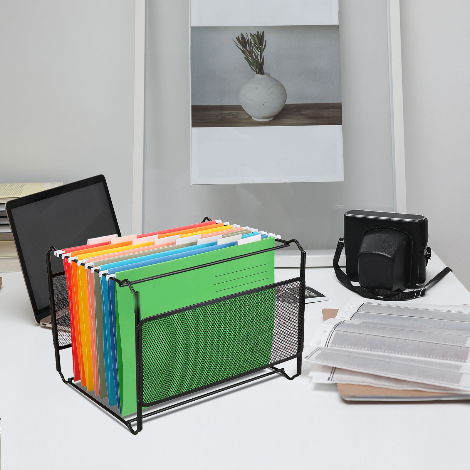 8 قطع من ملفات التعليق بتصميم  - مراجعة File Cabinet وسعره