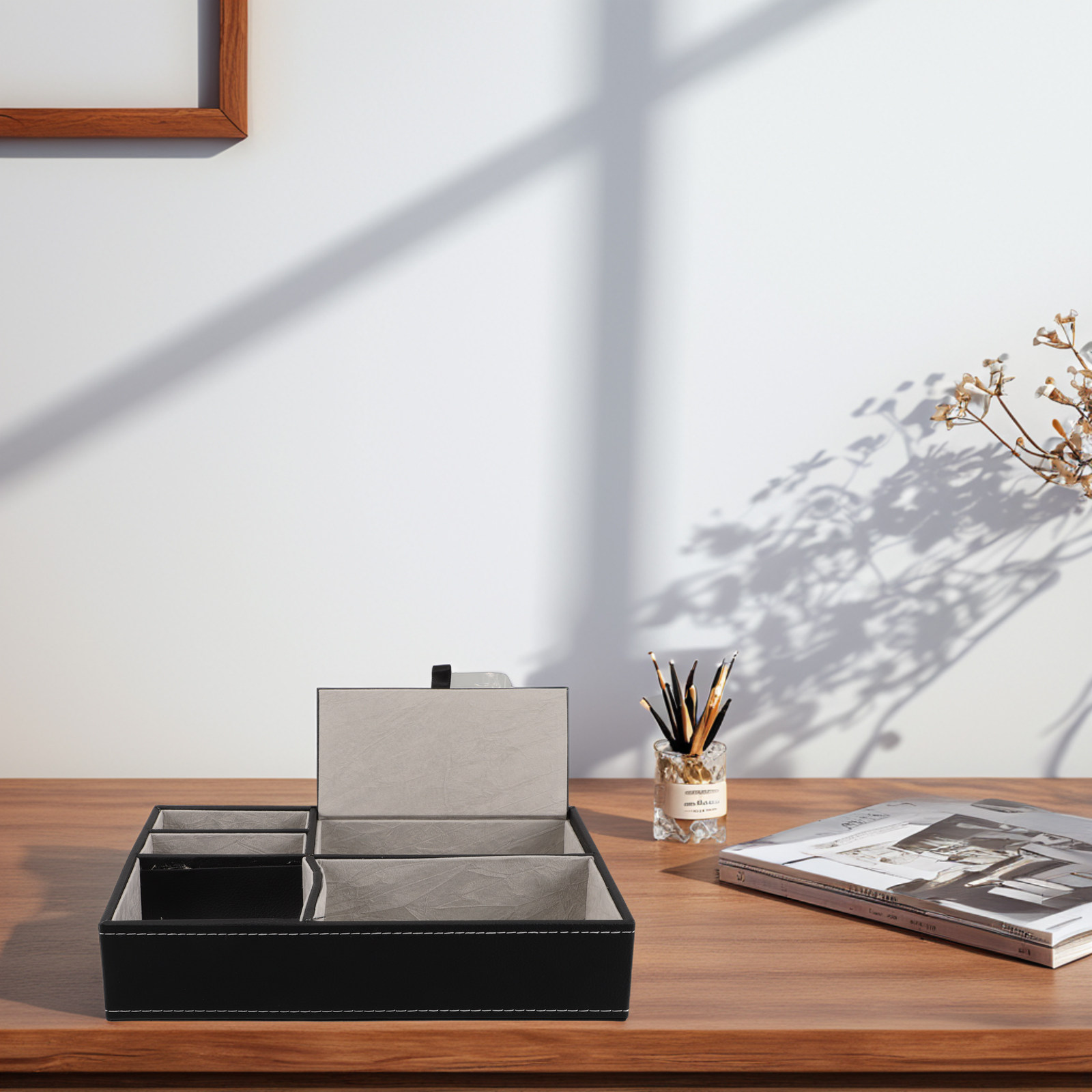 منظم متعدد الوظائف من البولي ي - مراجعة Desk Organizer وسعره